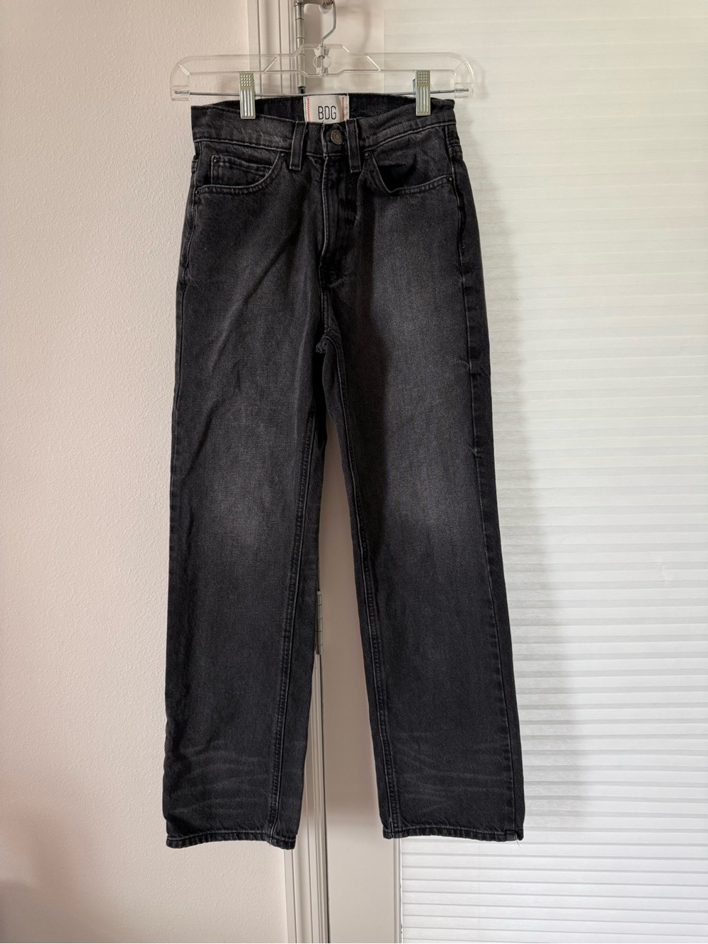 BDG women’s cowboy Washed Black Straight Jeans